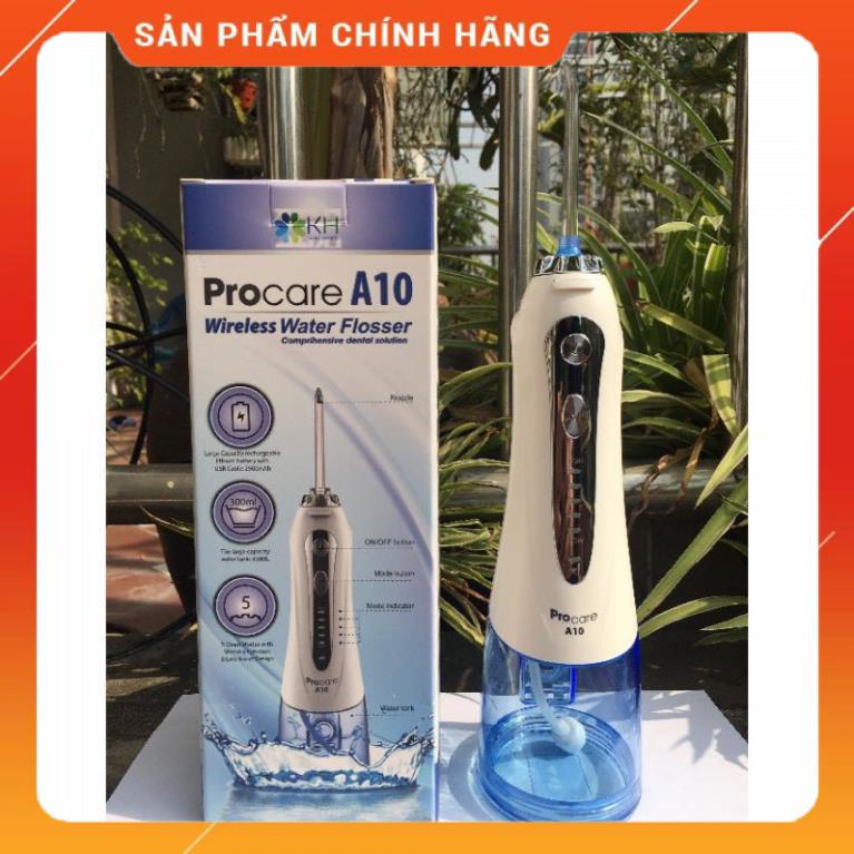 Máy tăm nước Procare A10 - Sản phẩm được các nha sĩ khuyên dùng Bảo hành 12 tháng