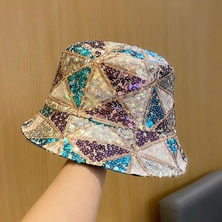 Nón Vành Nhỏ Đính Sequin Lấp Lánh Thời Trang Dành Cho Nữ