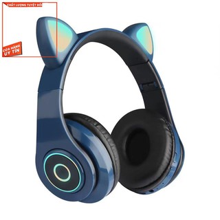 Giá rẻ Tai Nghe Bluetooth Không dây Đèn Led có thể Gập lại Mèo B39 Pika shop
