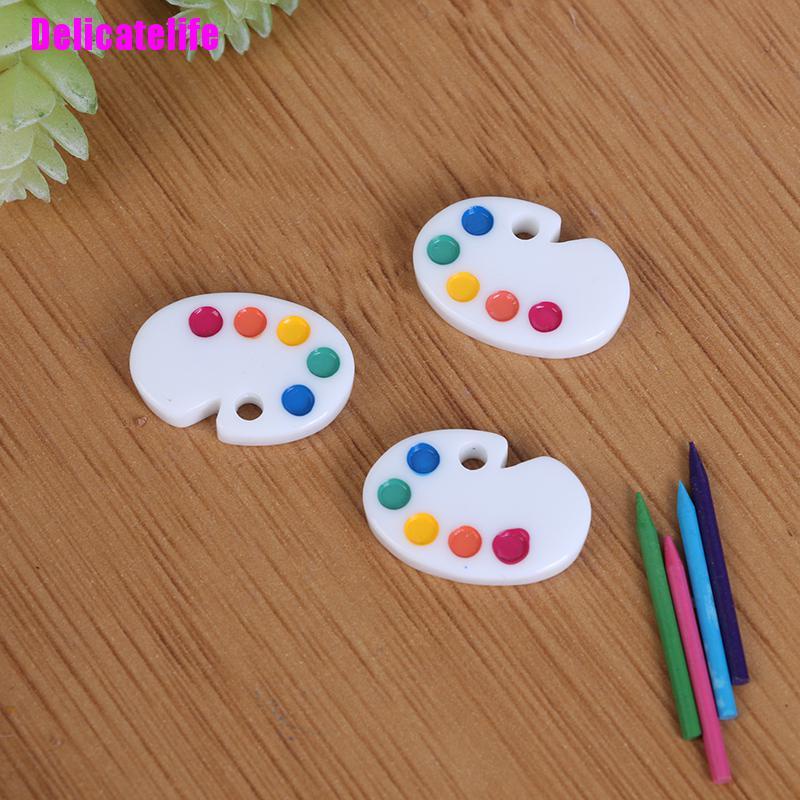 1 bảng màu mini tỉ lệ 1:12 trang trí nhà búp bê
