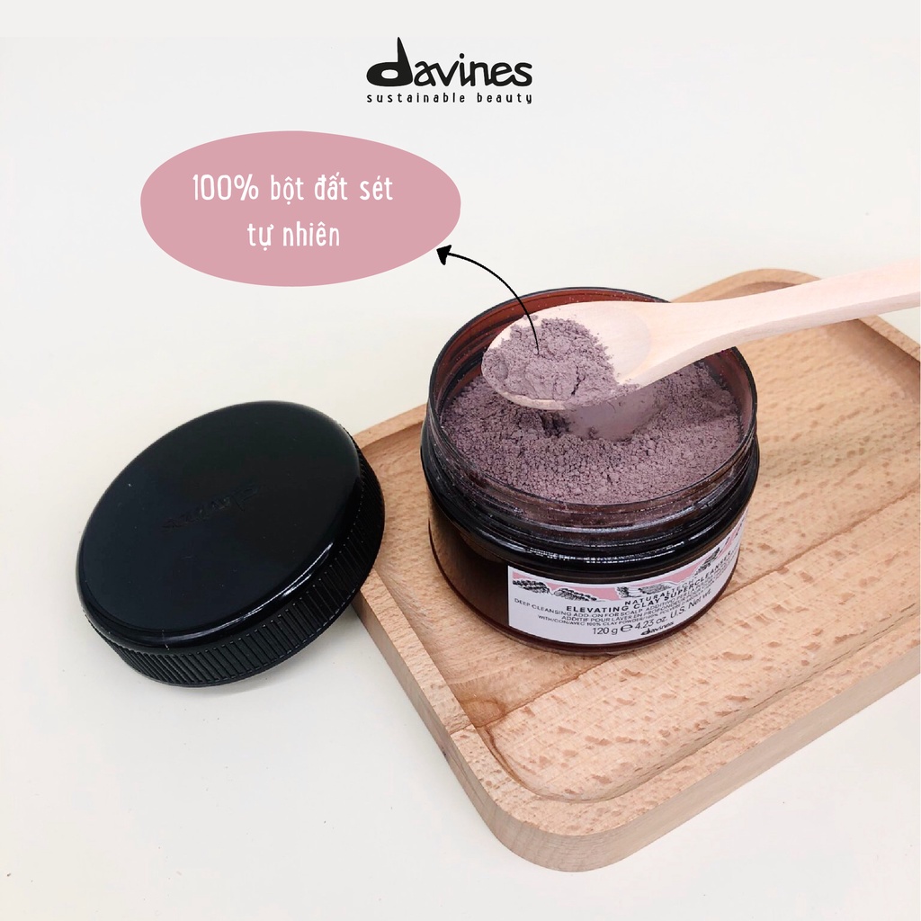 Đất sét làm sạch sâu DAVINES ELEVATING CLAY SUPERCLEANSER dung tích 120ml