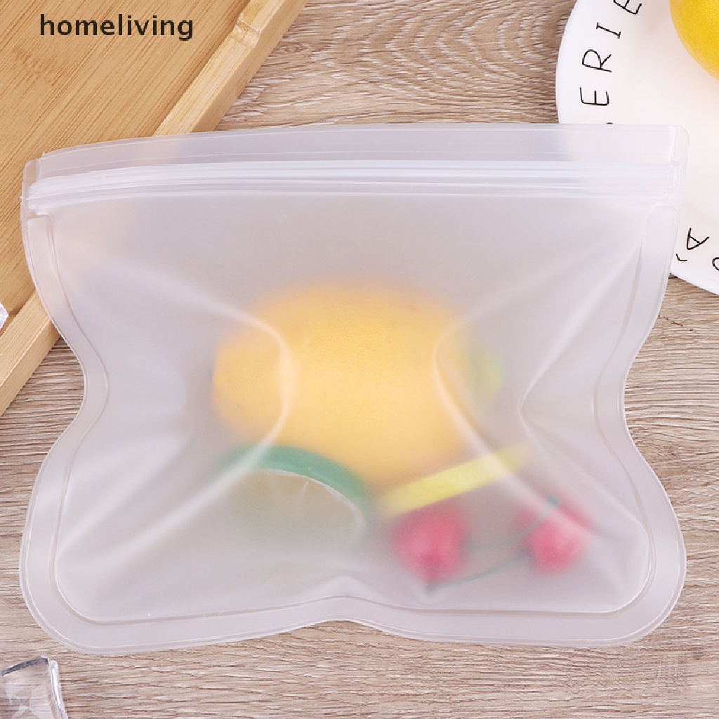 Túi Zip Silicone Đựng Thực Phẩm Chống Rò Rỉ Tái Sử Dụng Tiện Lợi