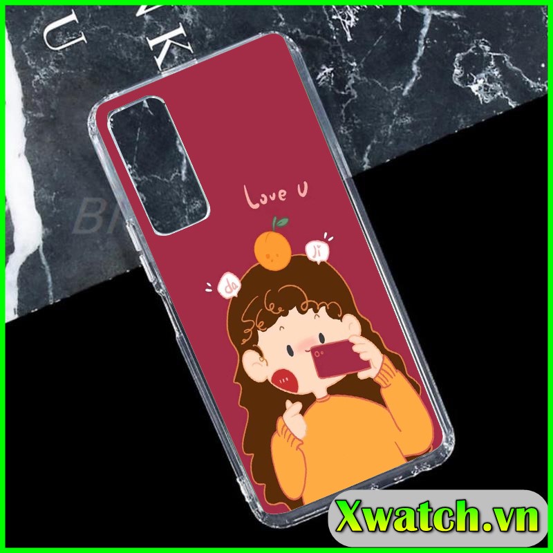 Ốp lưng chống va đập cho Vivo Y53s 5g Y33 Y02 Y33S Y21 T1X Y72 5G Y02S in họa tiết Tóc xù