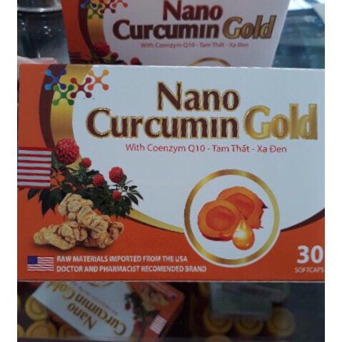 VIÊN UỐNG NANO CURCUMIN GOLD - HỖ TRỢ LÀM LÀNH VẾT THƯƠNG, TRÀO NGƯỢC THỰC QUẢN