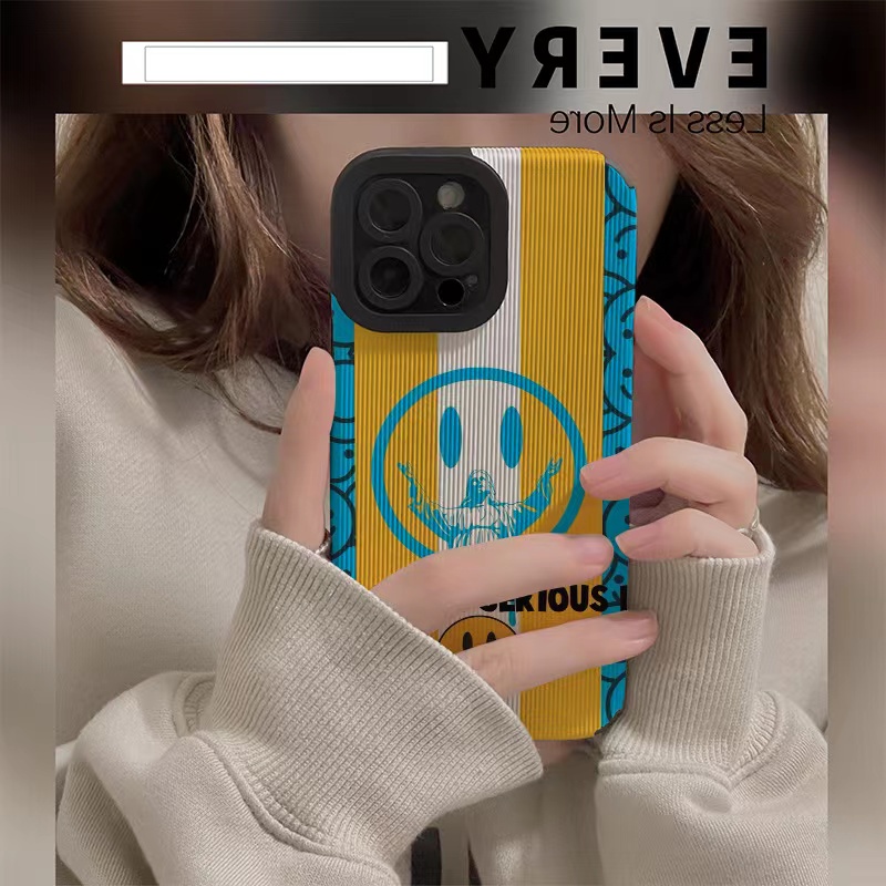 drew Sang Trọng Ốp Điện Thoại Da In Hình Mặt Cười Cho iphone 13 Pro Max i13 13pro 11 Pro Max i11 X XR Xs Max 7plus 8plus 12Pro 12 Pro Max