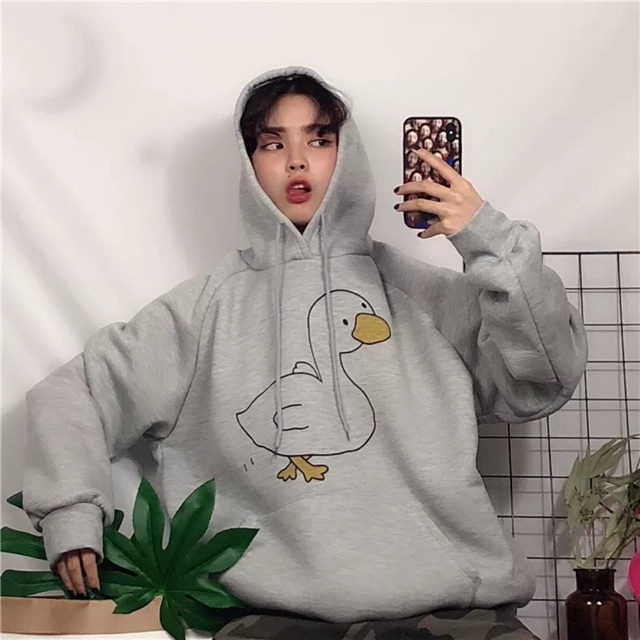 áo hoodie con vịt koreastyle
