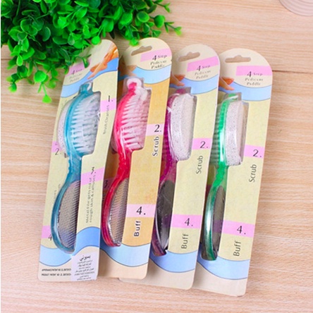 Dụng cụ chà gót chân/ tẩy da chết đa năng 4In1 - Chà gót chân 4 đầu tiện dụng