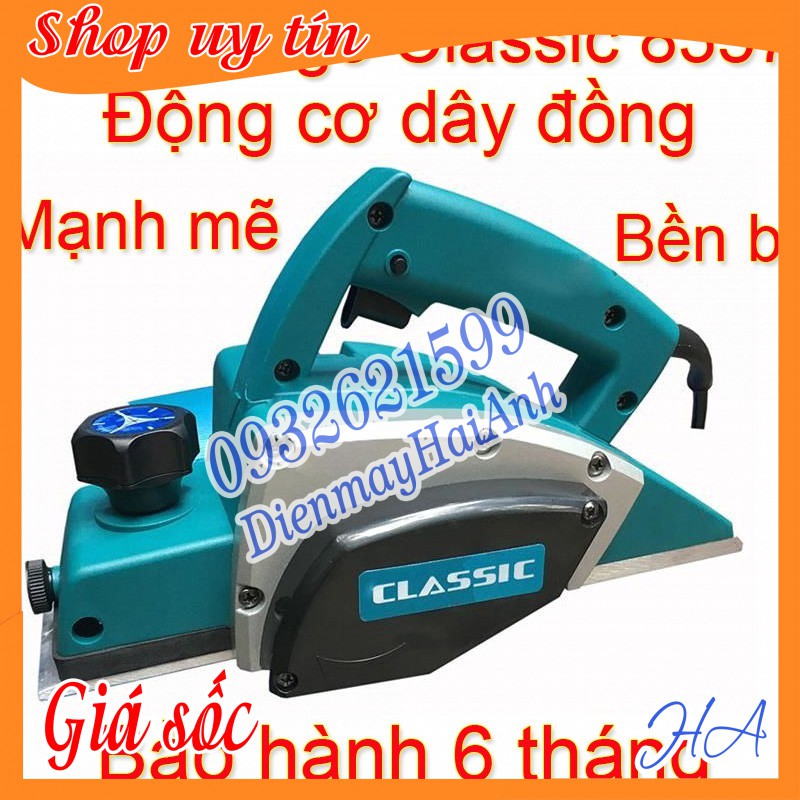 Máy bào gỗ bàn 2 lưỡi Classic CLA-8357, động cơ dây đồng, BH chính hãng 6 tháng