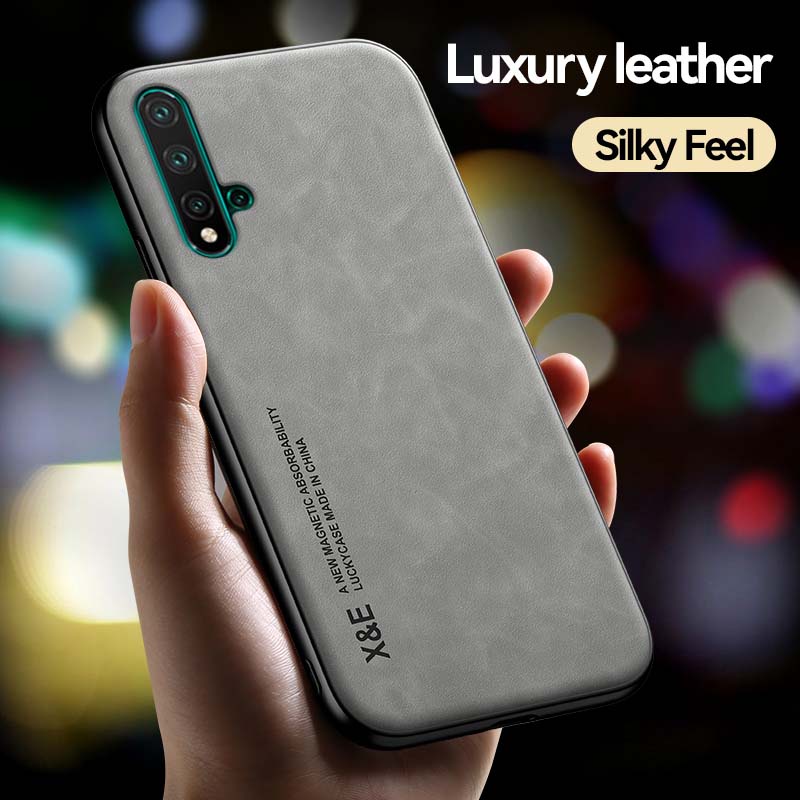 Ốp Điện Thoại Da Mềm Nam Châm Siêu Mỏng Chống Sốc Cho Huawei Nova 7i 7 5 5Pro 7SE 9 9Pro 7Pro 5T 9SE 10 10Pro 4e 6SE