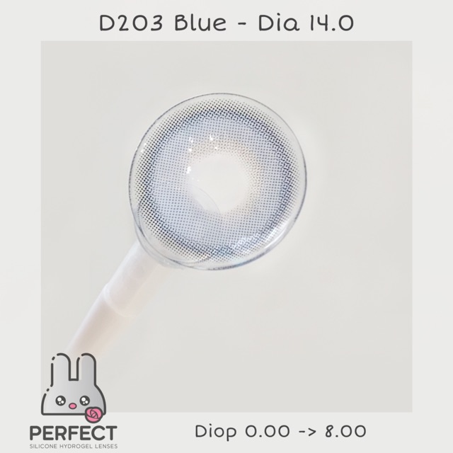 Lens D203 Blue - Dia 14.0 - Kính Áp Tròng