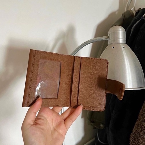 Ví da nữ Handmade Flippy Wallet Onetothree