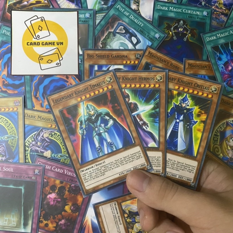 Bài YuGiOh - Bộ 54 lá bài Legendary Dragon Of Atlantis Deck - Card Game VN