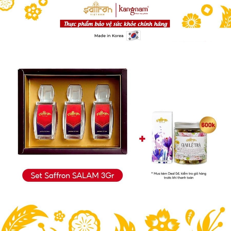 Set Quà Tết Saffron SALAM 3gr Hàng Nhập Khẩu Chính Hãng Iran