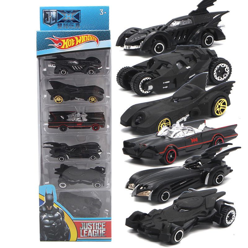 Bộ 6 Mô Hình Xe Hơi Batman Tỉ Lệ 1: 64