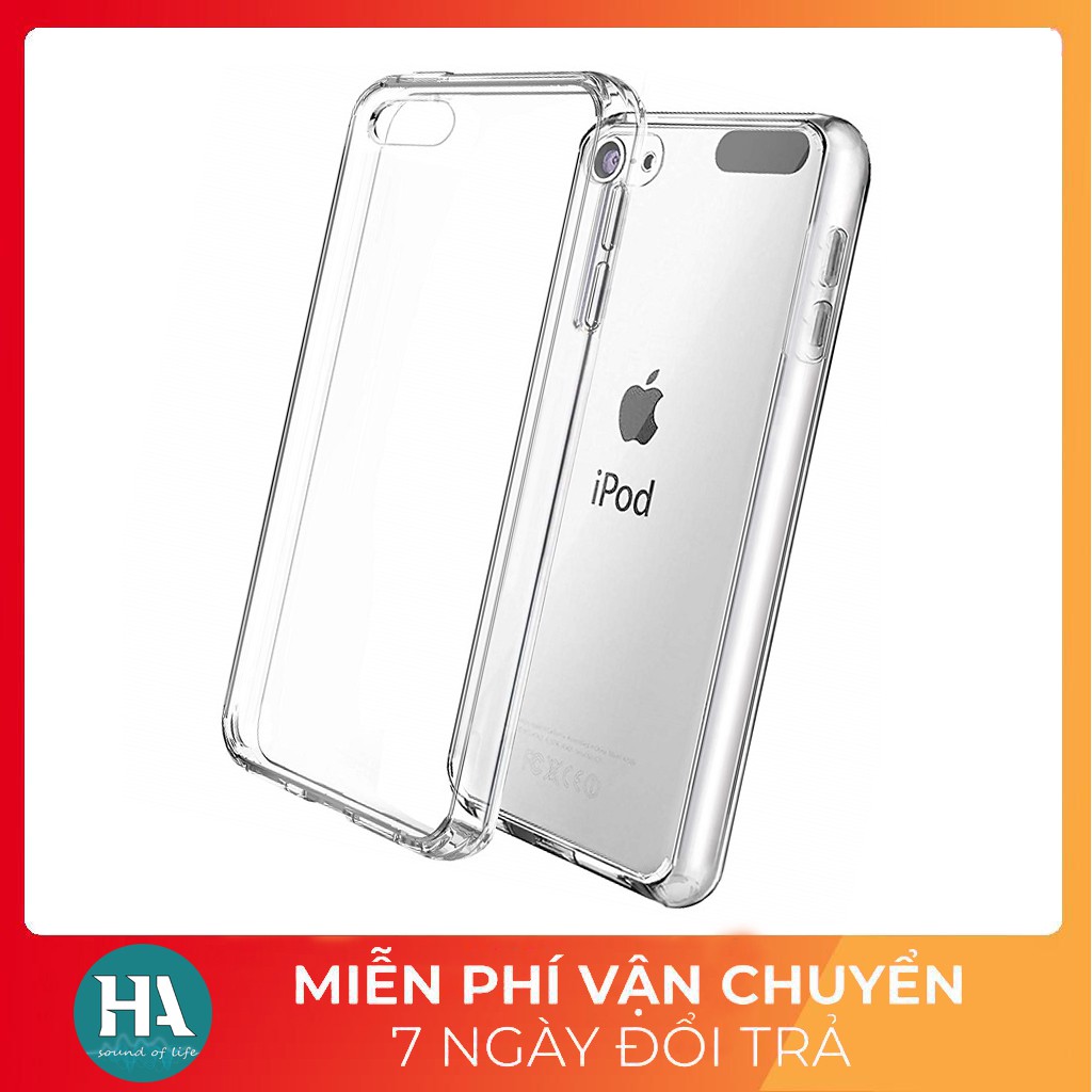 Ốp silicon trong suốt cho iPod Touch 5, 6, 7