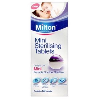 Viên tiệt trùng Milton mini hộp 50 viên