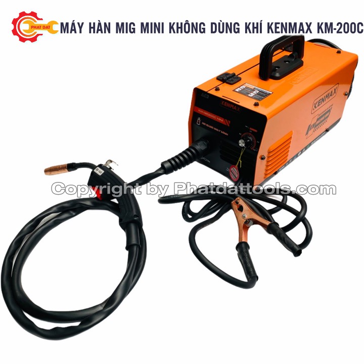 Máy hàn chuyên Mig mini không dùng khí KENMAX 200C-Đầy đủ phụ kiện-Bảo hành 12 tháng