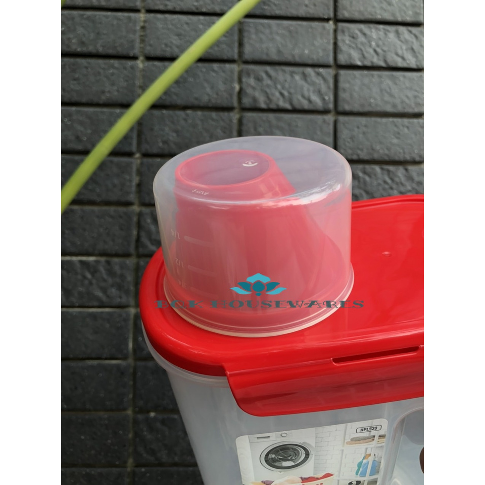 HỘP GẠO, NGŨ CỐC HỘP ĐỰNG BỘT GIẶT BẰNG NHỰA LOCK&LOCK 2KG - HPL520R HPL520