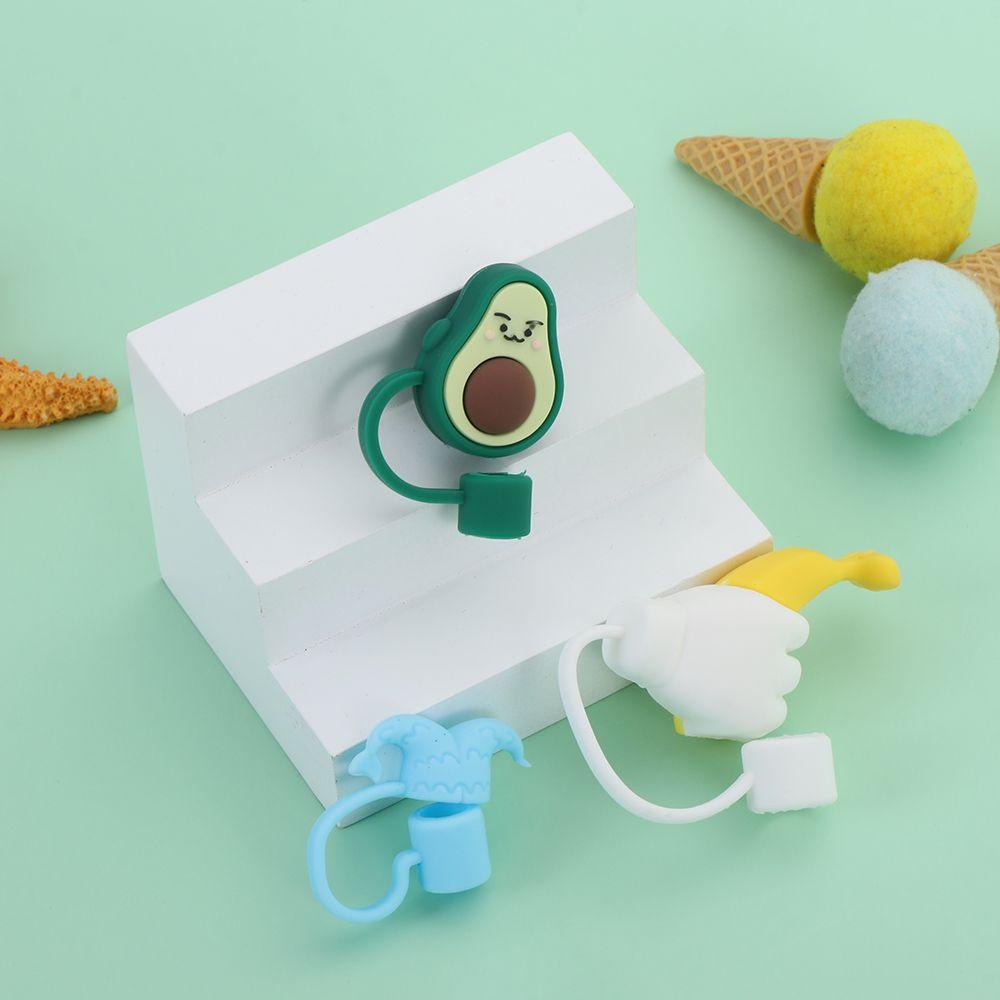 1 Ống Hút Silicone Chống Văng Sáng Tạo
