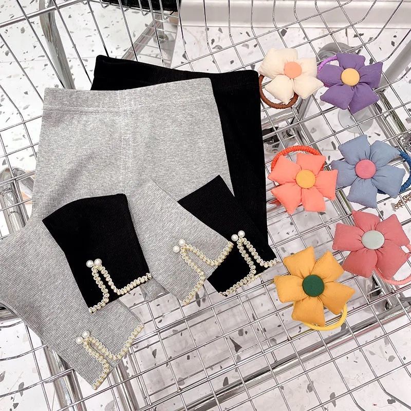 Quần Legging Thể Thao Dáng Ôm Co Giãn Tốt Thời Trang Cho Bé Gái