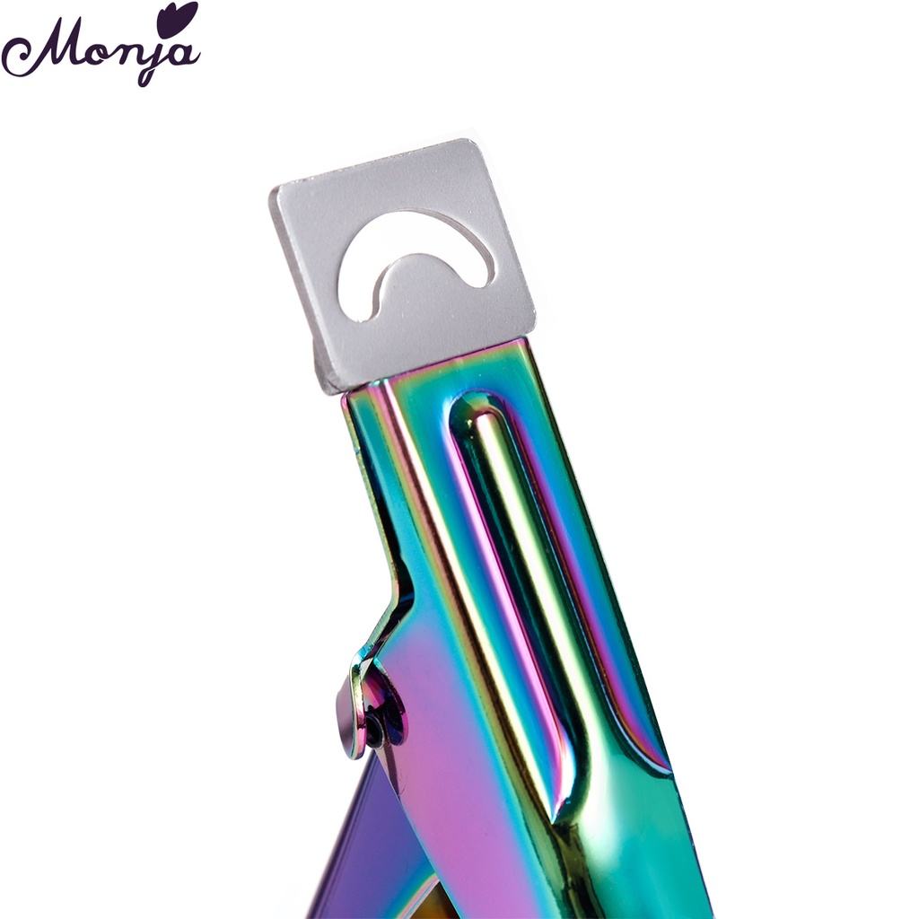 MONJA Kìm bấm móng tay chữ U chất liệu thép không gỉ DIY 3 màu tuỳ chọn