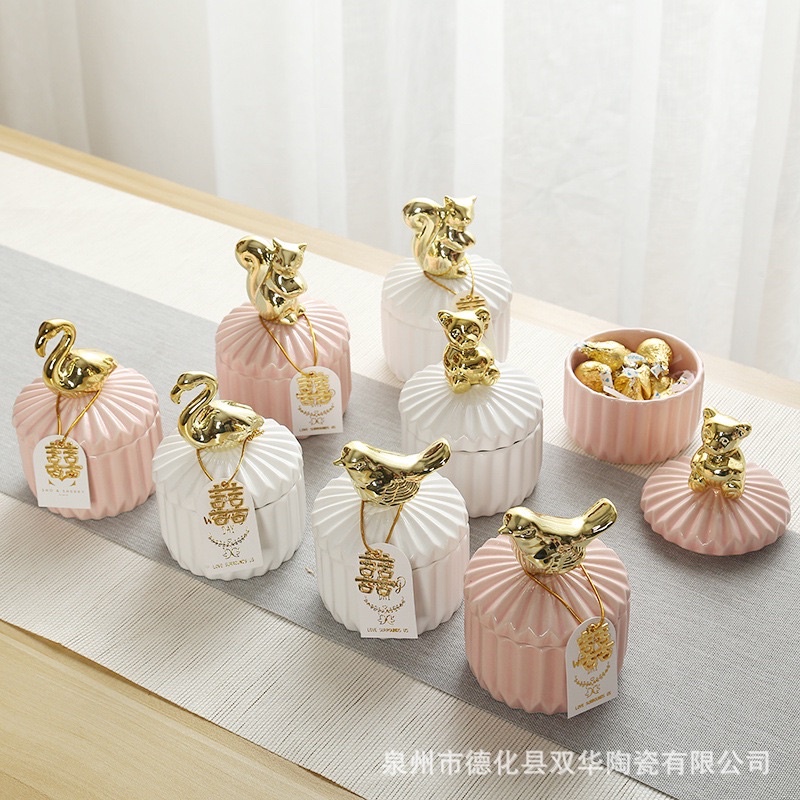 Hũ Để Bánh Kẹo, Gia Vị, Đồ Dùng Chất Liệu Sứ