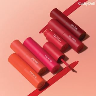 Son tint siêu lì Cathy Doll Social Heart Vivid Tint 3.5g Thái Lan