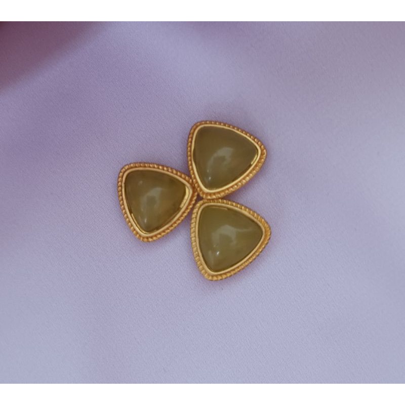 Charm Nepal hình tim hạt châu đỏ, xanh ngọc, vàng làm vòng