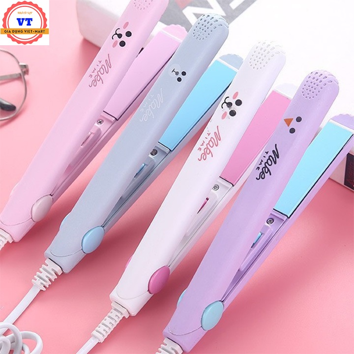 Máy Duỗi Tóc, Ép Tóc, Kẹp Thẳng, Uốn Tóc, Uốn Cúp Xoăn Lọn Đa Năng Mini Cầm Tay Tiện Dụng Nhỏ Gọn Dễ Thương