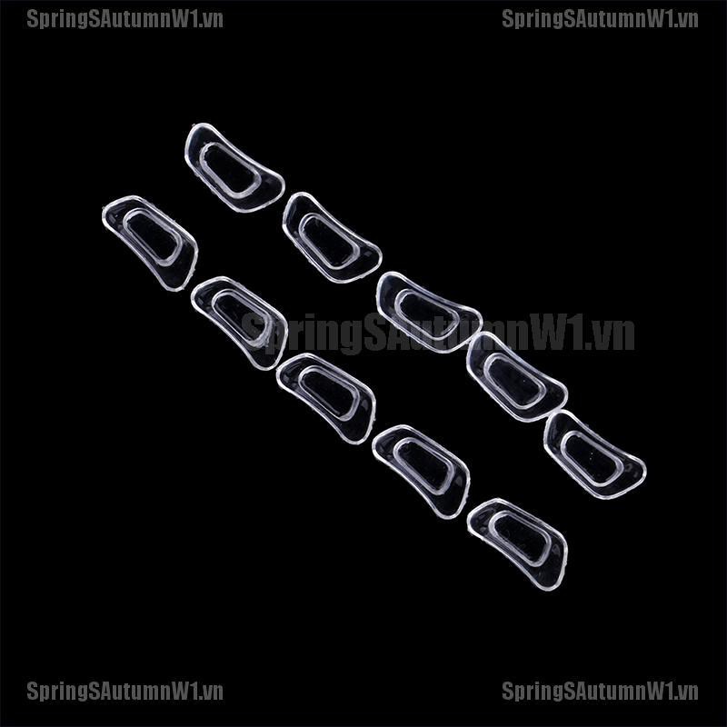 (Hàng Mới Về) Set 10 Đệm Mũi Silicone Mềm Mại Dùng Để Lót Mắt Kính Mát Xa | BigBuy360 - bigbuy360.vn