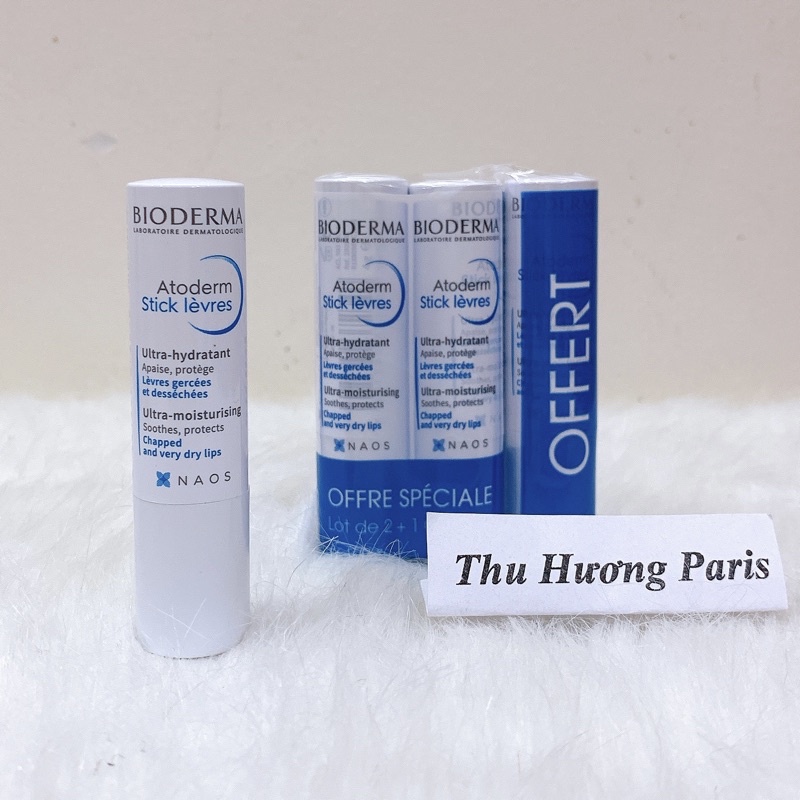 Son dưỡng Bioderma Atoderm Levres Pháp