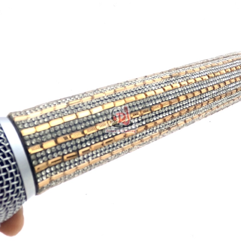 Áo mic, vỏ micro, bọc micro kim tuyến, vỏ áo mic, vỏ bọc micro, micro bolero, microphone, mic karaoke, mi rô không dây