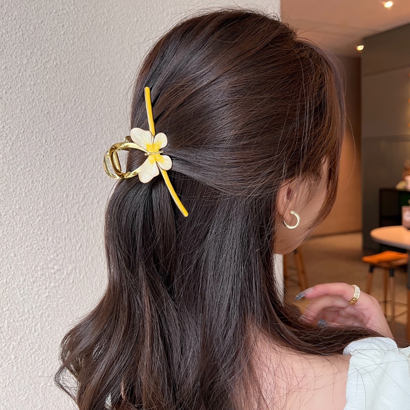 Kẹp Tóc Kim Loại Hình Bướm Cỡ Lớn Thời Trang Hàn Quốc