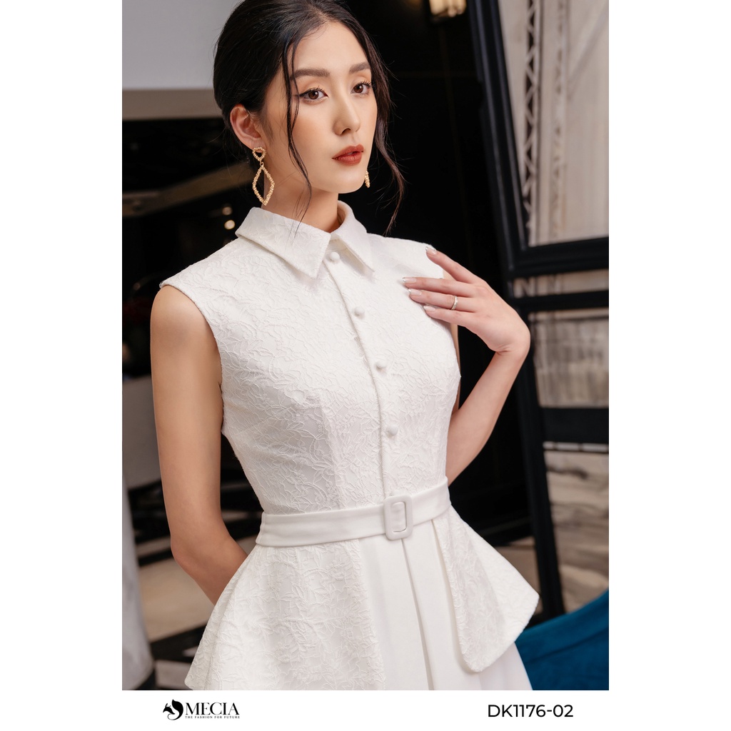 Đầm MECIA DK1176-02 Đầm phủ ren peplum