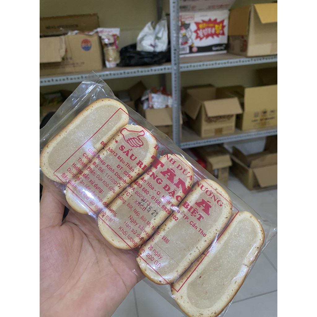 Bánh dừa nướng SẦU RIÊNG đặc biệt TÂN Á (gói 5 cái) | BigBuy360 - bigbuy360.vn