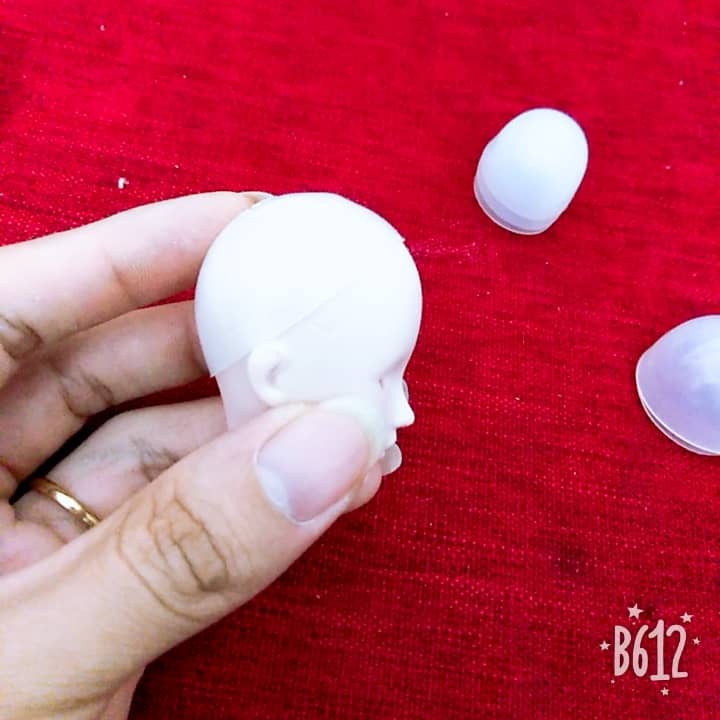 Mũ chup đầu may tóc giả cho búp bê