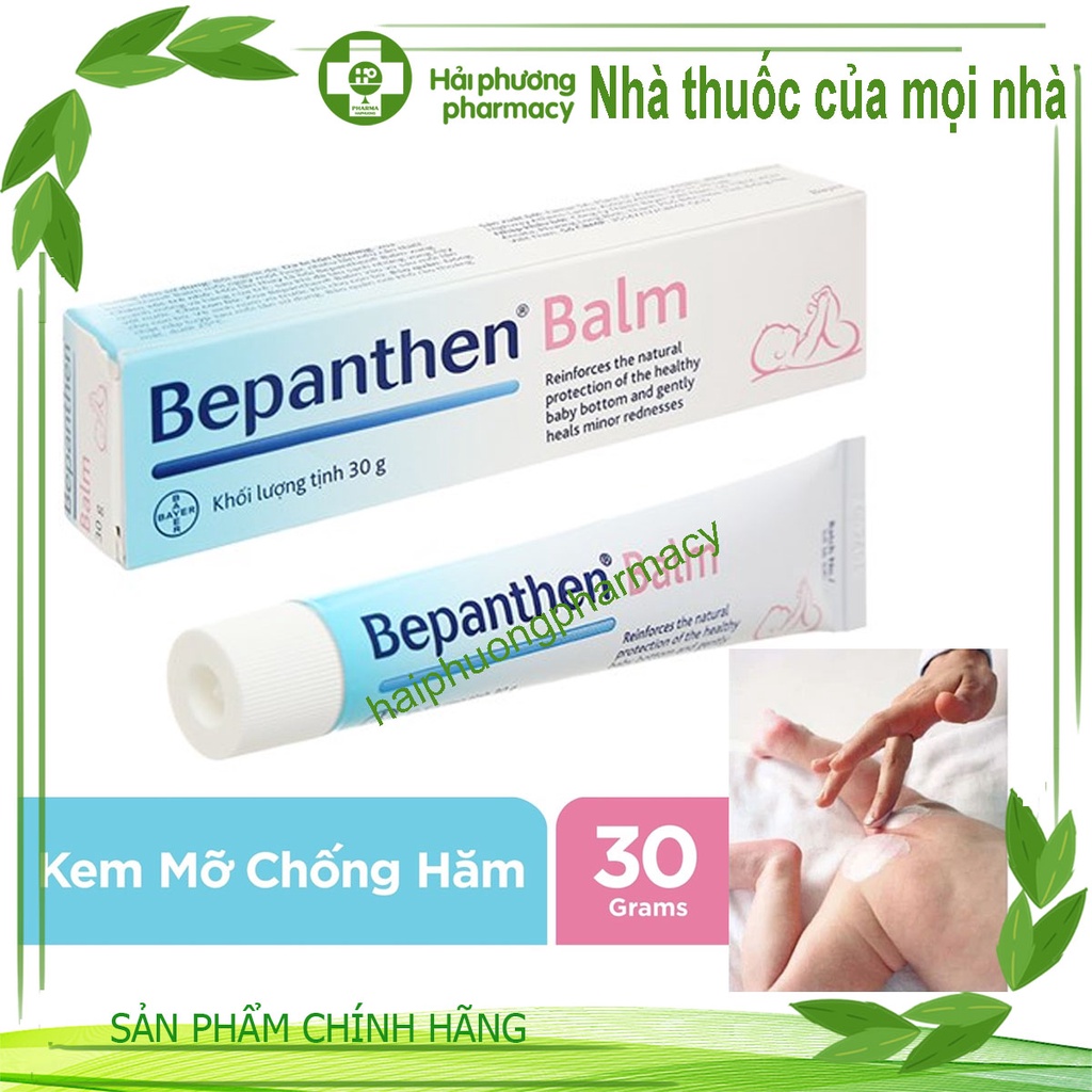 Kem chống hăm cho bé Bepanthen Balm ngừa hăm tã dưỡng ẩm bảo vệ da hết mẩn ngứa Tub 30g