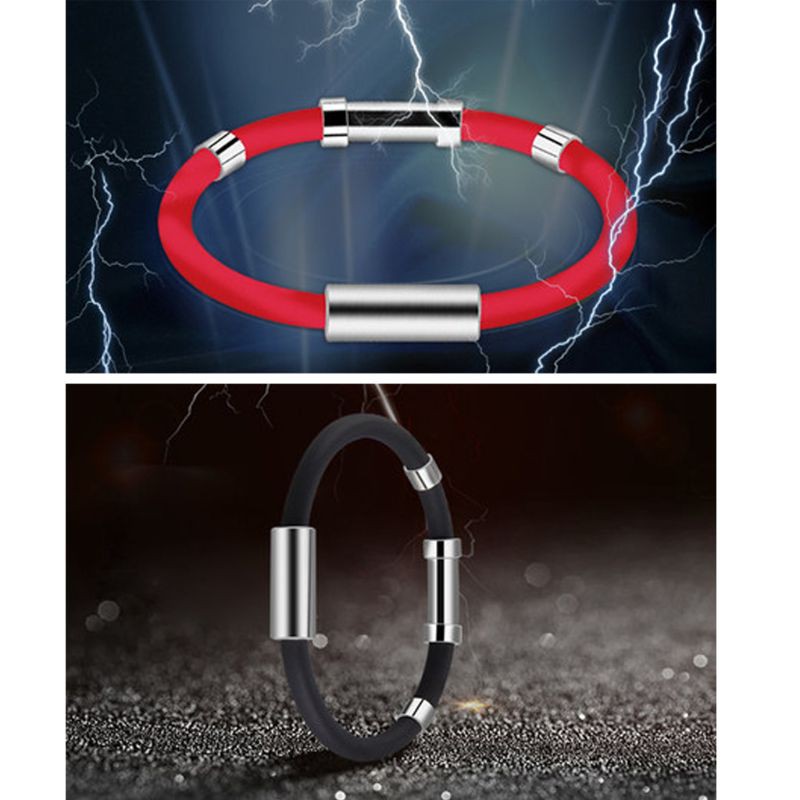 Vòng Đeo Tay Thể Thao Bằng Silicone Chống Tĩnh Điện Có Thể Điều Chỉnh