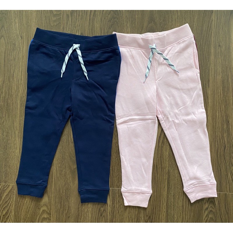 Quần jogger nỉ Lands’ End viền sọc phong cách thể thao - Hàng xuất dư