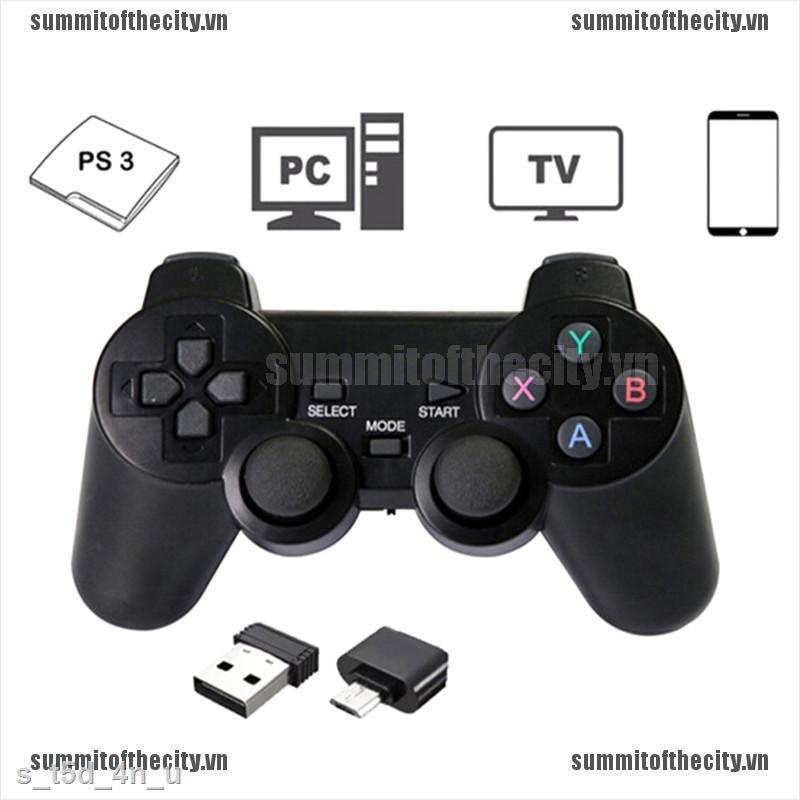 Chính Hãng Tay cầm chơi game không dây 2.4ghz chuyên dụng cho PS3 / PC2/ PRO TV Box