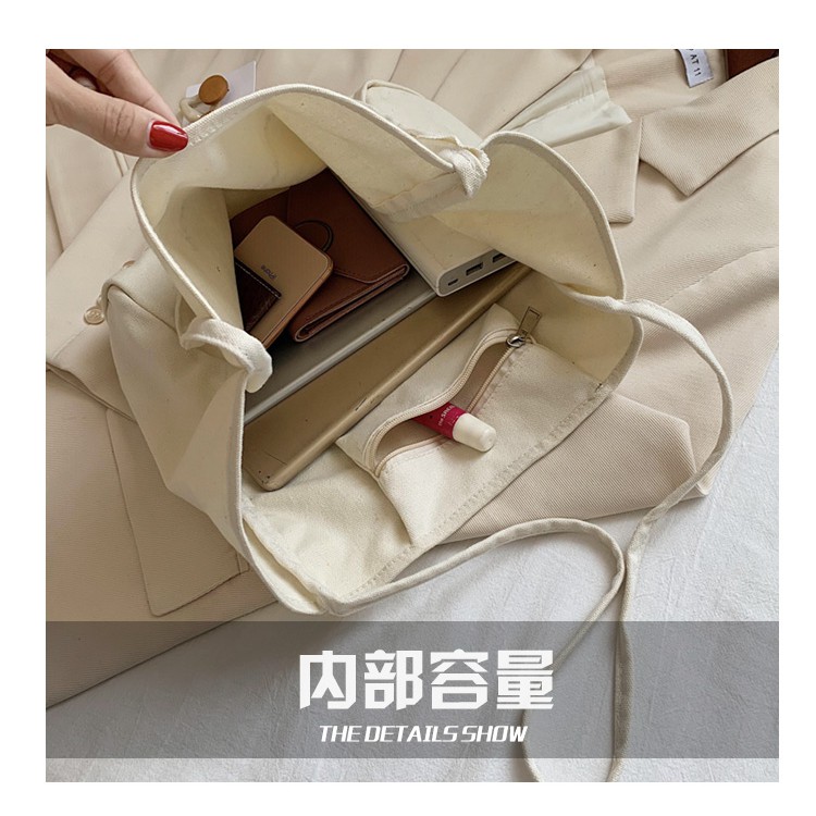 Túi xách IELGY vải canvas phong cách Hàn Quốc cho nữ