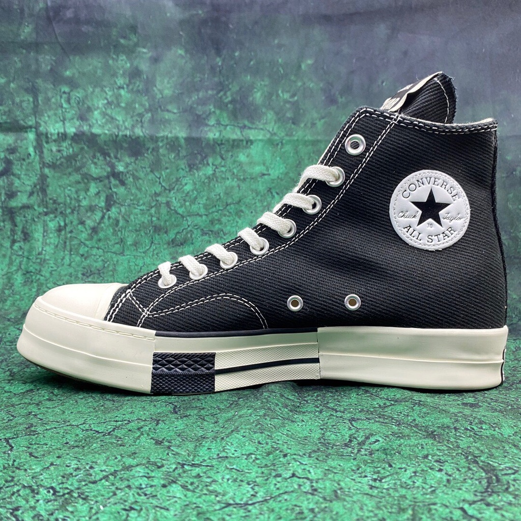 Giày RICK OWENS x CONVERSE DRKSTAR CHUCK " 2 màu đen trắng "