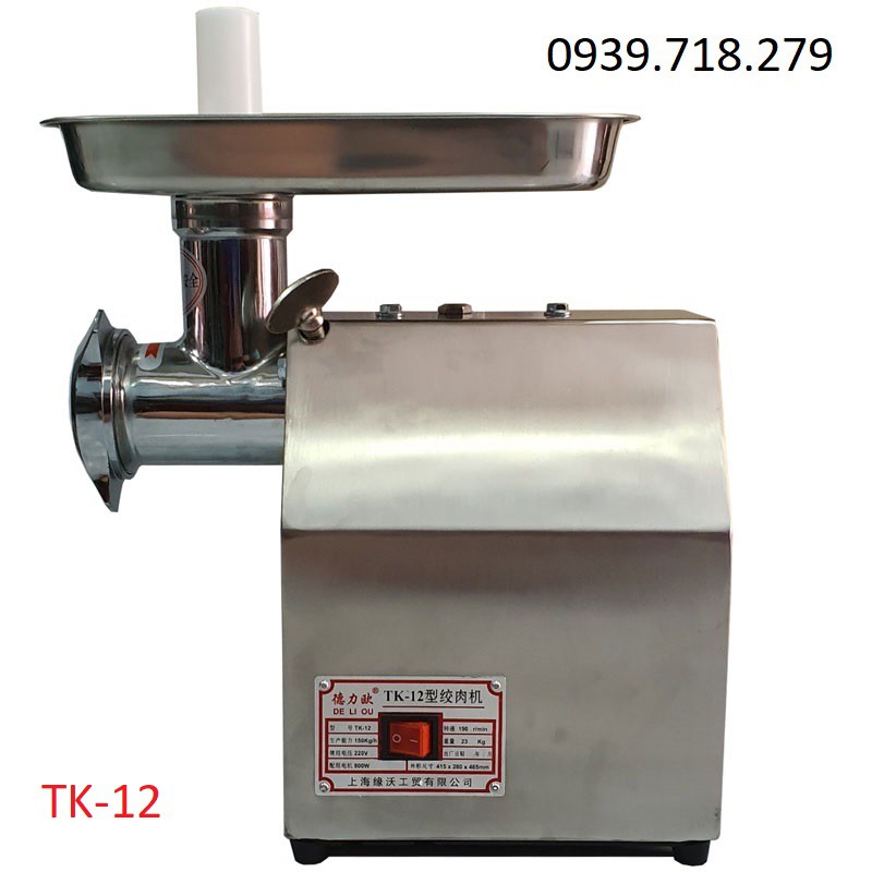 (FREESHIP99K) Máy Xay thịt công nghiệp TK12, MK12 Máy Xay Thịt 900W chuyên dùng kinh doanh