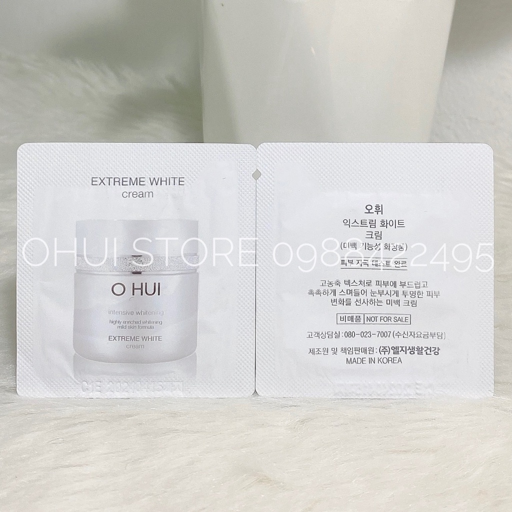 1 gói kem dưỡng trắng sáng da cao cấp OHUI Extreme White Cream Snow Vitamin date 2024