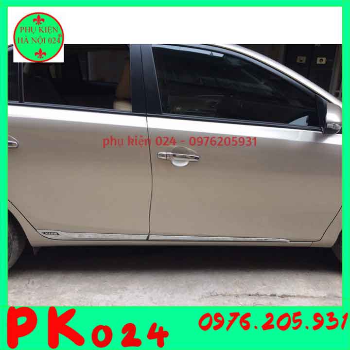 [Vios 2014-2018] Bộ Ốp Nẹp Sườn Cho Xe Vios 2014 2015 2016 2017 2018