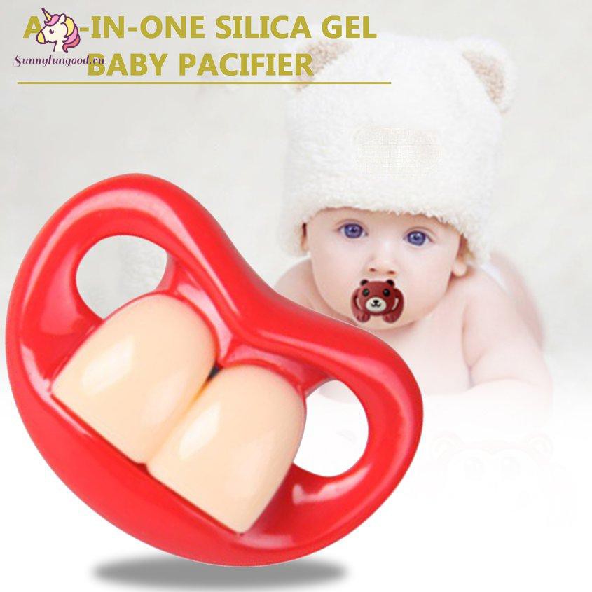 Núm ti giả hình răng thỏ xinh xắn cho bé