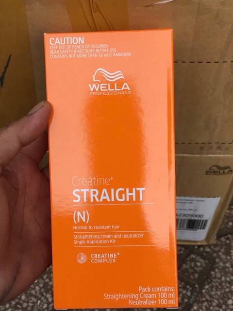Bộ thuốc duỗi tóc Wella Straight 100ml x2 ( New )