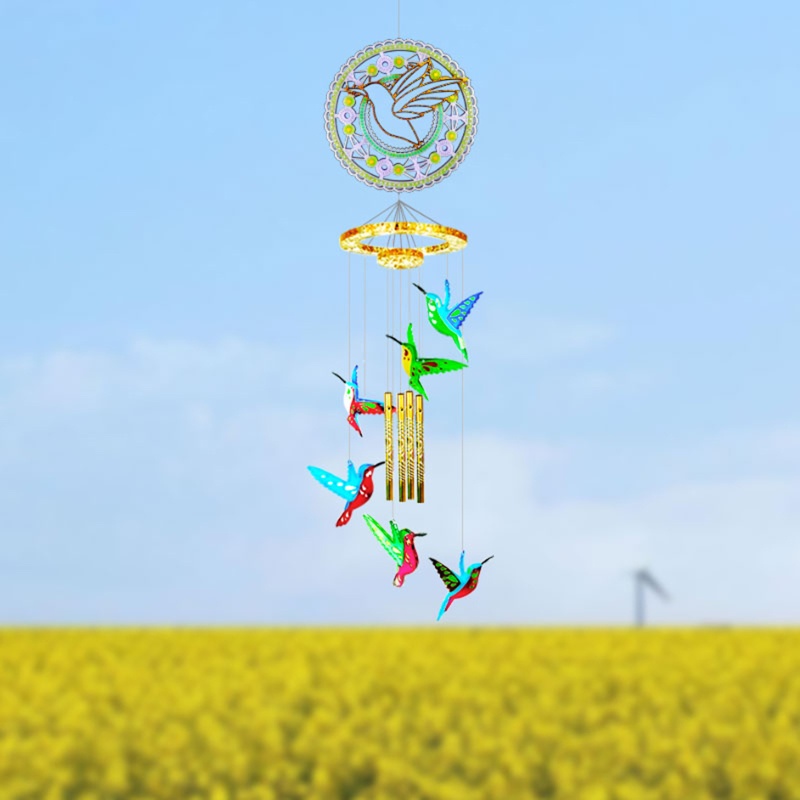 Sa Khuôn Silicone Bóng Làm Chuông Gió Treo Tường Trang Trí DIY