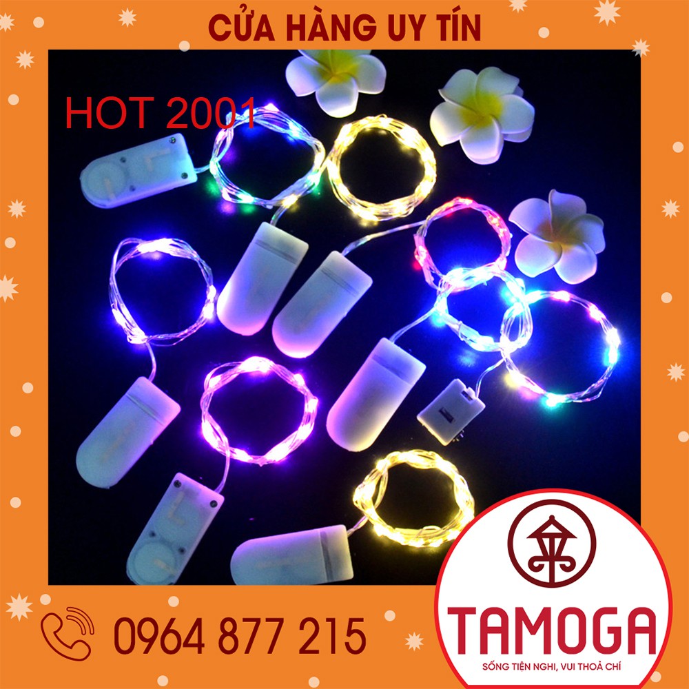 Đèn LED trang trí, Đèn LED dây phòng ngủ TAMOGA mã HOT 2001 chạy bằng pin có sẵn LTT 7452