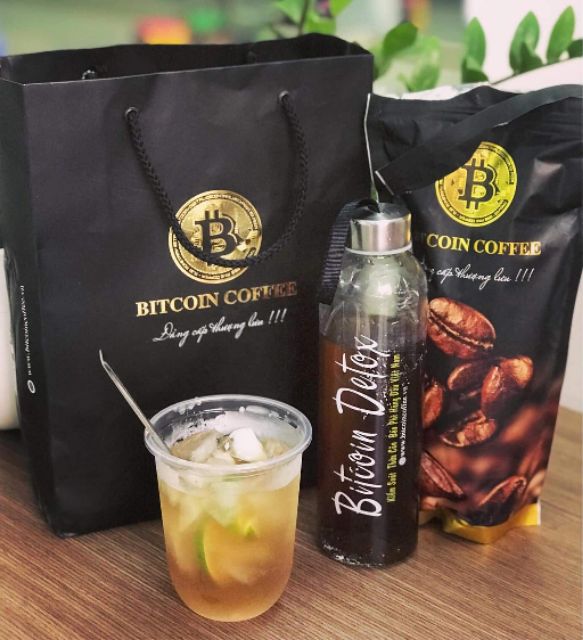 Bitcoin Coffee Detox _ Cà Phê Giảm Cân Bitcoin ( Tặng bình thủy tinh )